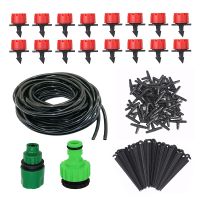 5-50m Drip Irrigation System Greenhouse Automatic Watering Kits Garden Hose Micro Drip Watering Kits with Adjustable Drippers