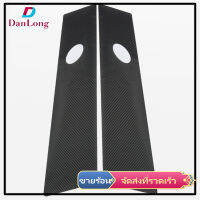 【DANLONG ?】1 Pair Imitation Carbon Fiber Window Center Pillar Sticker Protective Film For Tesla Model 3