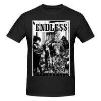 เสื้อยืดโอเวอร์ไซส์เสื้อยืดคอกลม แขนสั้น ผ้าฝ้าย พิมพ์ลาย The Sandman Endless สําหรับผู้ชายS-4XL  0WEU