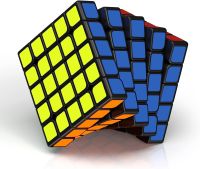 5X5 Speed Cube, QiZheng 5X5X5 Original Puzzle Cube สติกเกอร์ที่ทนทานเป็นพิเศษพร้อมสีสันสดใส (5X5X5)