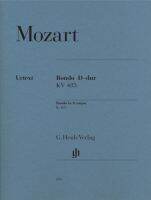 MOZART Rondo D major K. 485 (HN895)