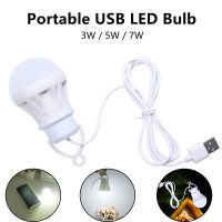 USB LED Bulb 3W Portable LED Lamp 5W Book Lights 7W Outdoor Camping Light Indoor Reading Light Bulb Energy Saving Emergency Lamp
