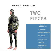 Camouflage Neoprene 3mm Swim Wetsuits Mens Diving Suit Split Scuba Snorkel Swimsuit Spearfishing Surfing Jumpsuit Equipment