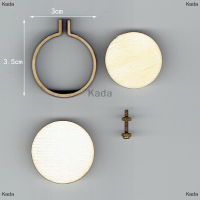 Kada DIY รอบมินิไม้กางเขนเย็บปักถักร้อยห่วงแหวนกรอบเครื่องคงที่