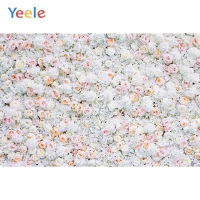 【Worth-Buy】 Yeele อุปกรณ์ถ่ายภาพติดผนังดอกไม้สีขาวงานแต่งงานสตูดิโอถ่ายภาพส่วนตัวฉากพื้นหลังฉากหลังสำหรับรูปถ่าย