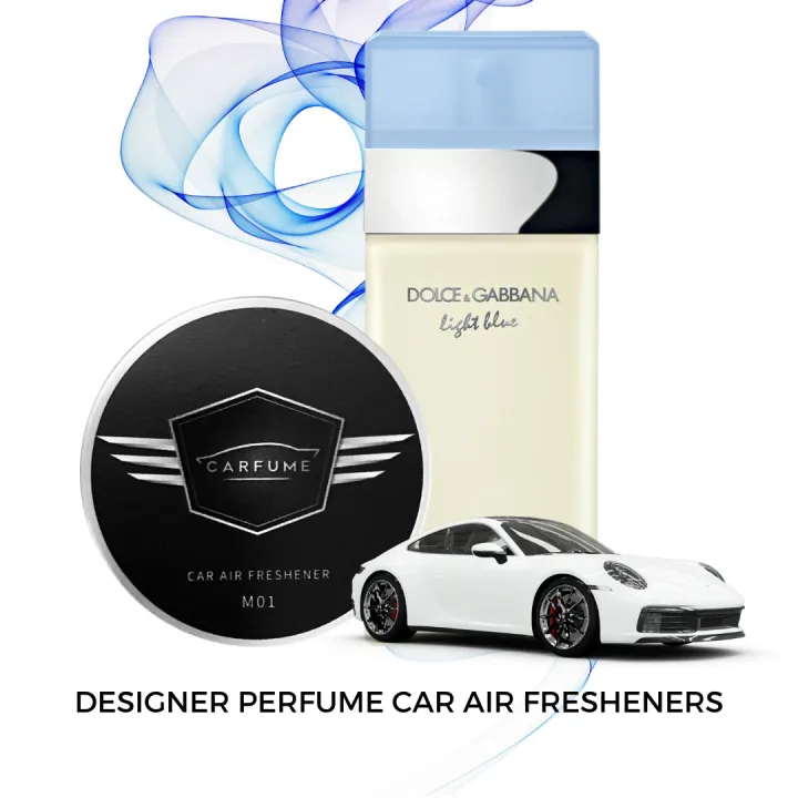 Carfume F03 D&G Light Blue Women Designer Perfume Car Air Freshener (Buy 2,  Get 1 Holder Free) | Lazada PH