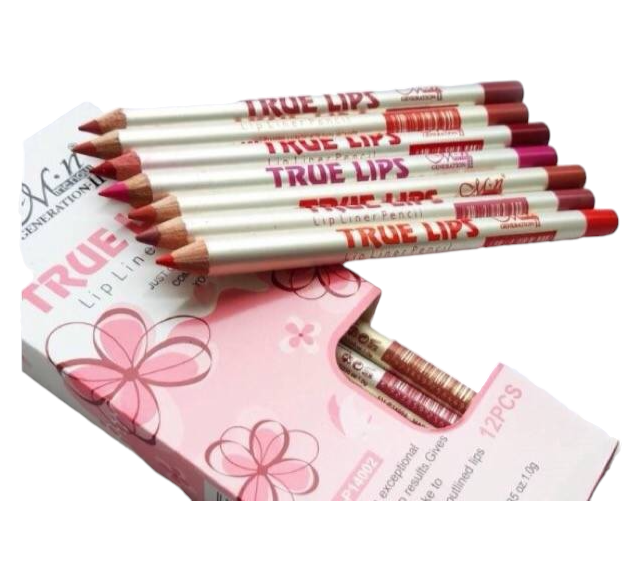 ดินสอเขียนขอบปาก-me-now-true-lips-ยกกล่อง12สี