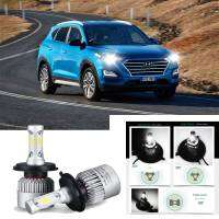 ไฟ LED ติดไฟหน้าอัตโนมัติรถยนต์ S2ไฟหน้าสีขาว6000K สำหรับ Hyundai Tucson (LM) 2010 - 2014 (ไฟฉายคาดศีรษะ)