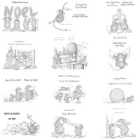 2023 Cute Mouse Transparent Clear Silicone Stamp/Seal for DIY Scrapbook/Photo Album Card Making Decorative Kids Christmas Stamp
