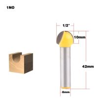 8Mm Shank Wood Router Bit Straight End Mill Trimmer ทำความสะอาด Flush Trim มุมรอบ Cove กล่อง Bits เครื่องมือ Milling Cutte Chwjw