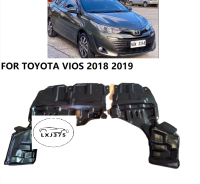 สำหรับโตโยต้า Vios 2018 2019เครื่องยนต์ป้องกันการสาด/เครื่องยนต์ภายใต้ฝาครอบ