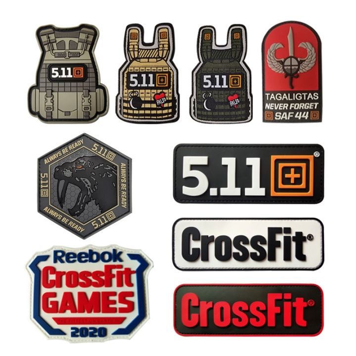 1x Custom Name Patch 9”x2” CrossFit Plate Weight Vest Hook And Loop 5.11  Murph 1