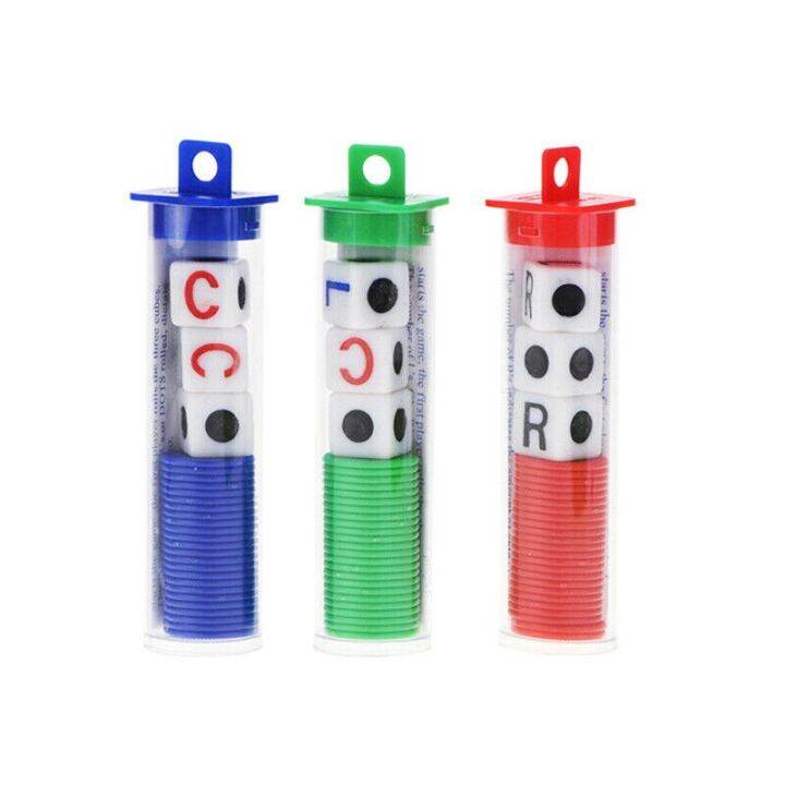 mayitr-1set-random-color-lcr-game-toys-left-center-right-dice-sealed-tube-with-chips-for-party-friends-family-play-dices