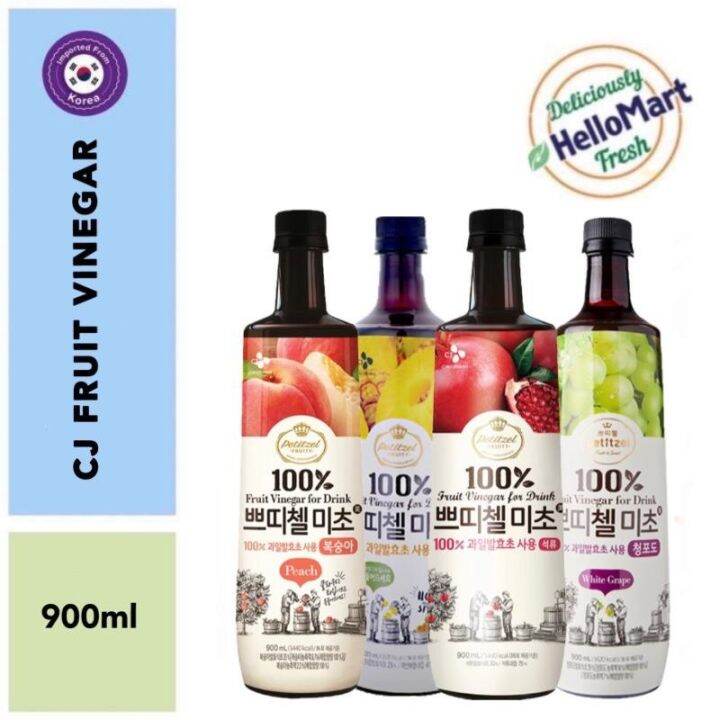 【Korea CJ】韩国CJ水果醋 Fruit Vinegar Drinks Peach/Pineapple/Pomegranate