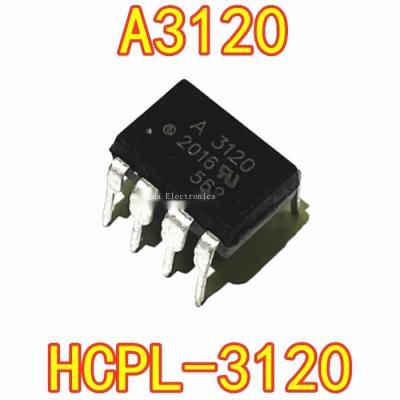 10Pcs A3120 Optocoupler HCPL-3120 DIP8 A3120V Optocoupler นำเข้า HCPL3120V