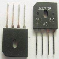 2022 ☆ 1ชิ้น Rectifier สะพาน GBU1506 GBU1508 GBU1510 15พันบางสะพานแบนแบรนด์ใหม่เดิม