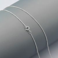 925 sterling silver necklace quiet elegant/สร้อยคอเงินแท้ 925 เงียบสง่างาม