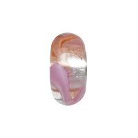 Moress Marble Glass Bead Orange