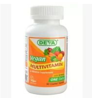 US Deva Multivitamin Natural มังสวิรัติ Daily พืชสีเขียวสูตร90แคปซูล