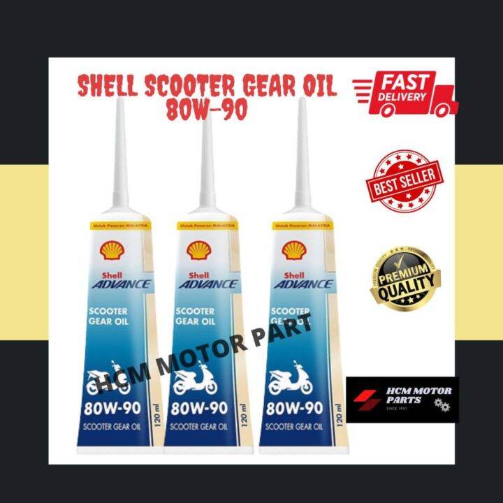 SCOOTER GEAR OIL SHELL ADVANCE 120ML 100 ORIGINAL NVX NMAX EGO NOUVO VARIO MINYAK GEAR Lazada