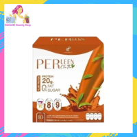 Perleen Protein เพอร์ลีน ปนันชิตา โปรตีนอั้มพัชราภาโปรตีนชนิดชงดื่ม รสชาไทย 1 กล่อง/10 ซอง