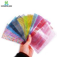 【CW】 750Pcs/sheet 3mm Adhesive Colorful Flatback Rhinestones Stickers Wall Sticker Car