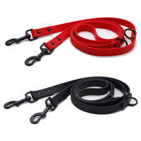 Waterproof PVC Large Dog Leash Double Head two big dog Leashes Adjustable Long Short pet Walking Training Lead Outdoor Tied dogs