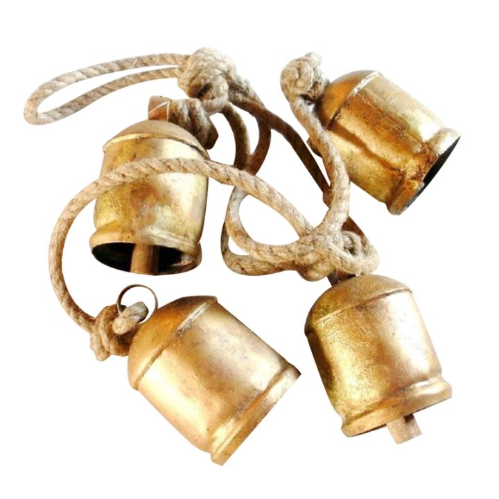 brass-cow-shabby-chic-rustic-style-simple-metal-hanging-giant-cow-bell-decorations