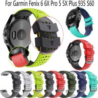 ℗ Kolorowy pasek do zegarków Quickfit do Garmin Fenix 5 5X 3 3 HR 945 Fenix 6 6X S60 inteligentny silikon Easyfit wymienny pasek do Correa