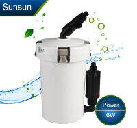 Sunsun Filter Super Quiet 6W 400L H ระบบกรองภายนอก HW-602B W ปั๊มและท่อ Aquarium Fish Tank Plant