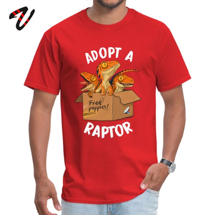 adopt-a-raptor-t-shirt-new-listing-men-tshirt-funny-cartoon-baby-t-rex-print-t-shirt-love-father-day-gift-clothes-free-shipping