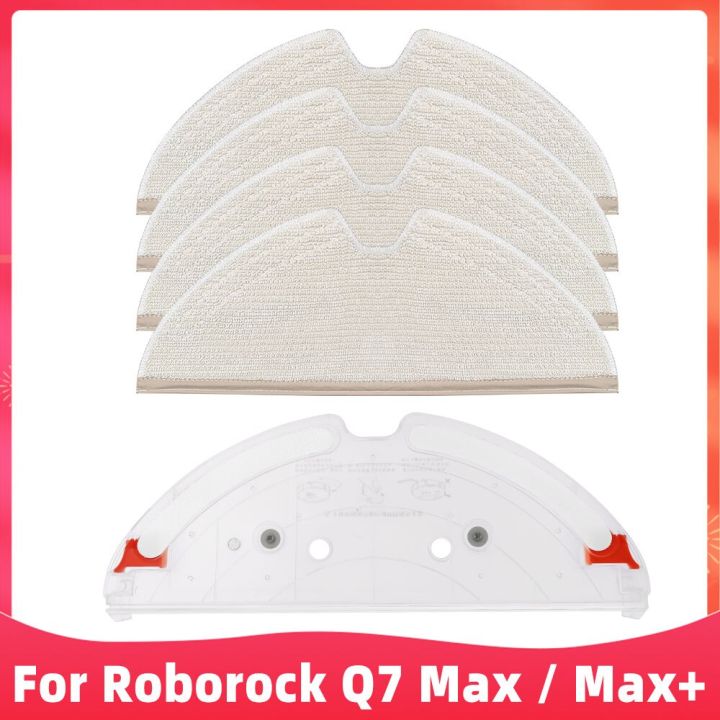 ที่ยึดไม้ถูพื้นผ้าและเปลี่ยนเศษผ้าสำหรับอะไหล่เครื่องดูดฝุ่นหุ่นยนต์-t8-roborock-q7-max-roborock