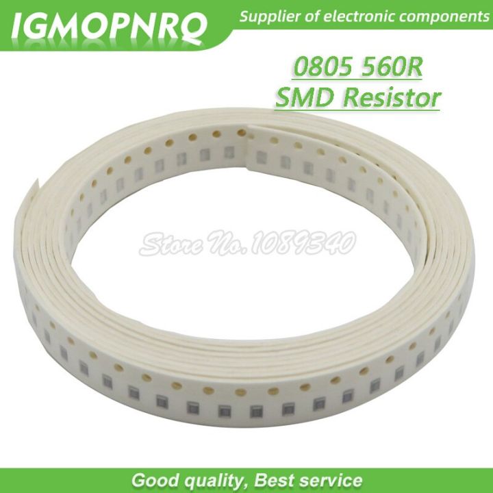 300pcs 0805 SMD Resistor 560 ohm Chip Resistor 1/8W 560R ohms 0805 560R