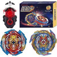 Beyblade Burs ชุดของเล่นไจโรพร้อมด้วยเครื่องยิงและมือจับเกมต่อสู้และของขวัญสำหรับเด็ก