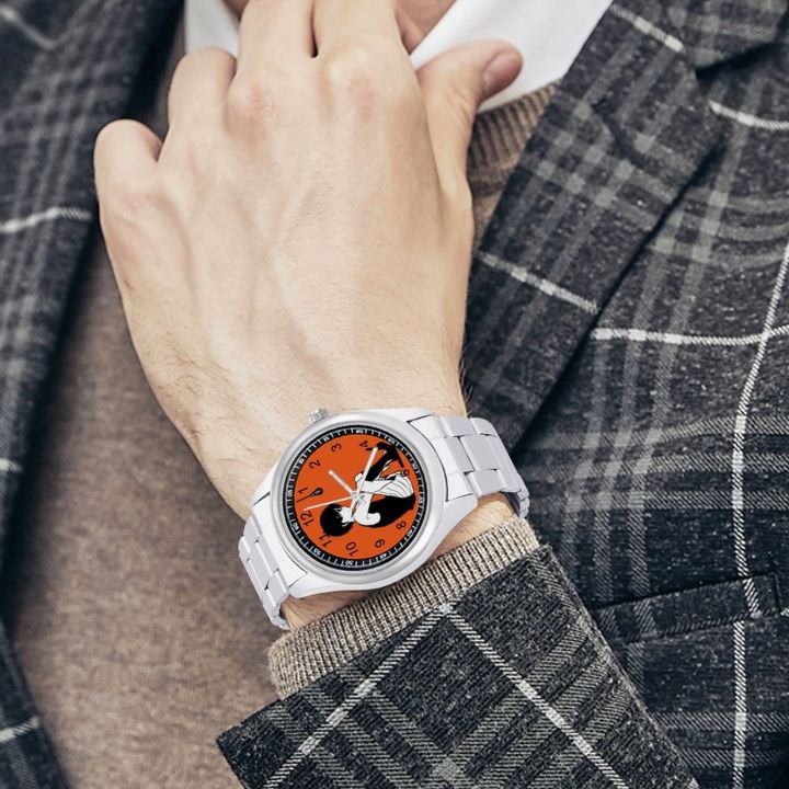 omori-ซันนี่นาฬิกาควอตซ์วิดีโอเกมภาพผิดปกตินาฬิกาข้อมือเหล็กวัยรุ่นเดินทางภาพนาฬิกาข้อมือ