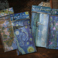 6 ชิ้น/เซ็ต Van Gogh Starry Sky กระดาษซองสำหรับตัวอักษร Mailers ชุดจดหมายสำหรับงานแต่งงานของขวัญโปสการ์ด-hdfssaa