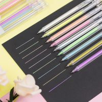 hot！【DT】 9 Colors Metallic Colored Ink Diy Watercolor Stationery School Supplies