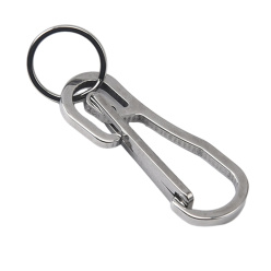 3Pcs Quick Release Keychain Titanium Swivel Clip Keychain With