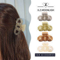 【 X.z.moonligh】อ่างอาบน้ำเครื่องประดับผมบุคลิกเรียบง่ายสีฝ้าหลายสไตล์หวานๆ