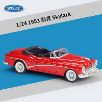 AWELLY 1:24 Buick Skylark 1953ล้อแม็กรถยนต์ D Iecasts และของเล่นยานพาหนะรถรุ่นขนาดเล็กขนาดรุ่นรถของเล่นสำหรับเด็ก