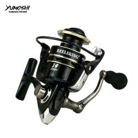 YUMOSHI 2000-7000 Spinning Fishing Reel Hot Sale 12KG Max Drag Power Fishing Reel Bass Pike Fishing Line Spool