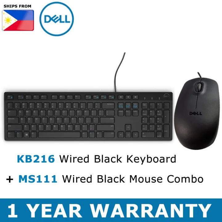 Dell KB216 USB Wired Multimedia keyboardmouse combo combination for