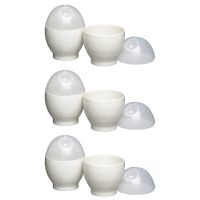 Mini Cute Steamed Egg Cup for Microwave Oven,Convenient and Nutritious Breakfast Boiled Egg Cup, 6 Pieces
