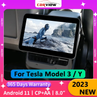 CARVIEW รูปแบบใหม่สำหรับ Tesla รุ่น3 Y เครื่องปรับอากาศความบันเทิงด้านหลังลำโพงในตัวหน้าจอสัมผัสระบบความบันเทิงตัวควบคุมสภาพอากาศการรับประกัน