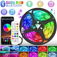 30M 5050 RGB Bluetooth Led Strip Lights WS2812B RGBIC USB led strip TV BackLight Room Decoration Led Tape Diode Flexible Ribbon