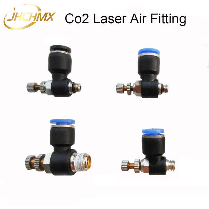 High Quality 5pcslot Co2 Air Fitting Air Assist Air Adjuster for CO2