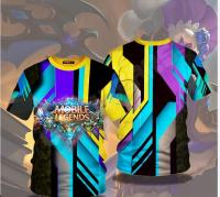 mobile legend 2023 new design 3d all print gaming tshirt