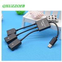 Type-C 3.1 OTG To HUB 1 To 3 Cable Adapter For Nintendo Switch Huawei Xiaomi Sumsung Tablet Moblie Gaming Mouse Keyboard