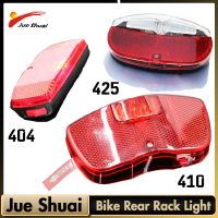 ❂❅ Bike Rear Light Lamp Taillight on Rear Rack AA Battery Flector Ebike LED Rear Light Safety Warning Bicycle Parts Accessories