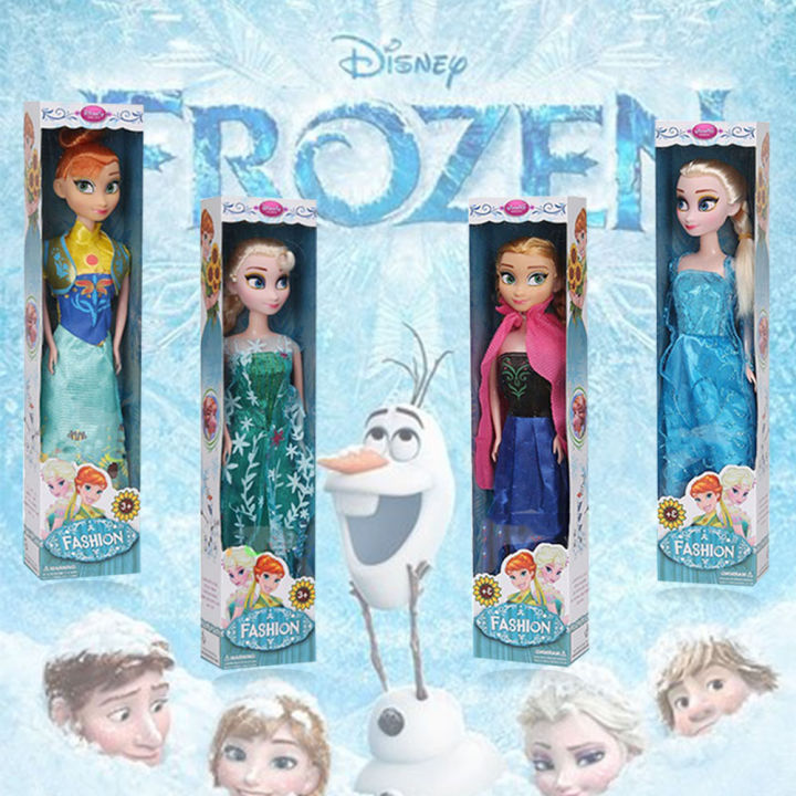 Fancy【Free Shipping】Princess Snow Anna Elsa Pretend Toys Fashion Doll  Wedding Dress Suit Girl Toys For Girls Kids Birthday Gifts | Lazada Ph